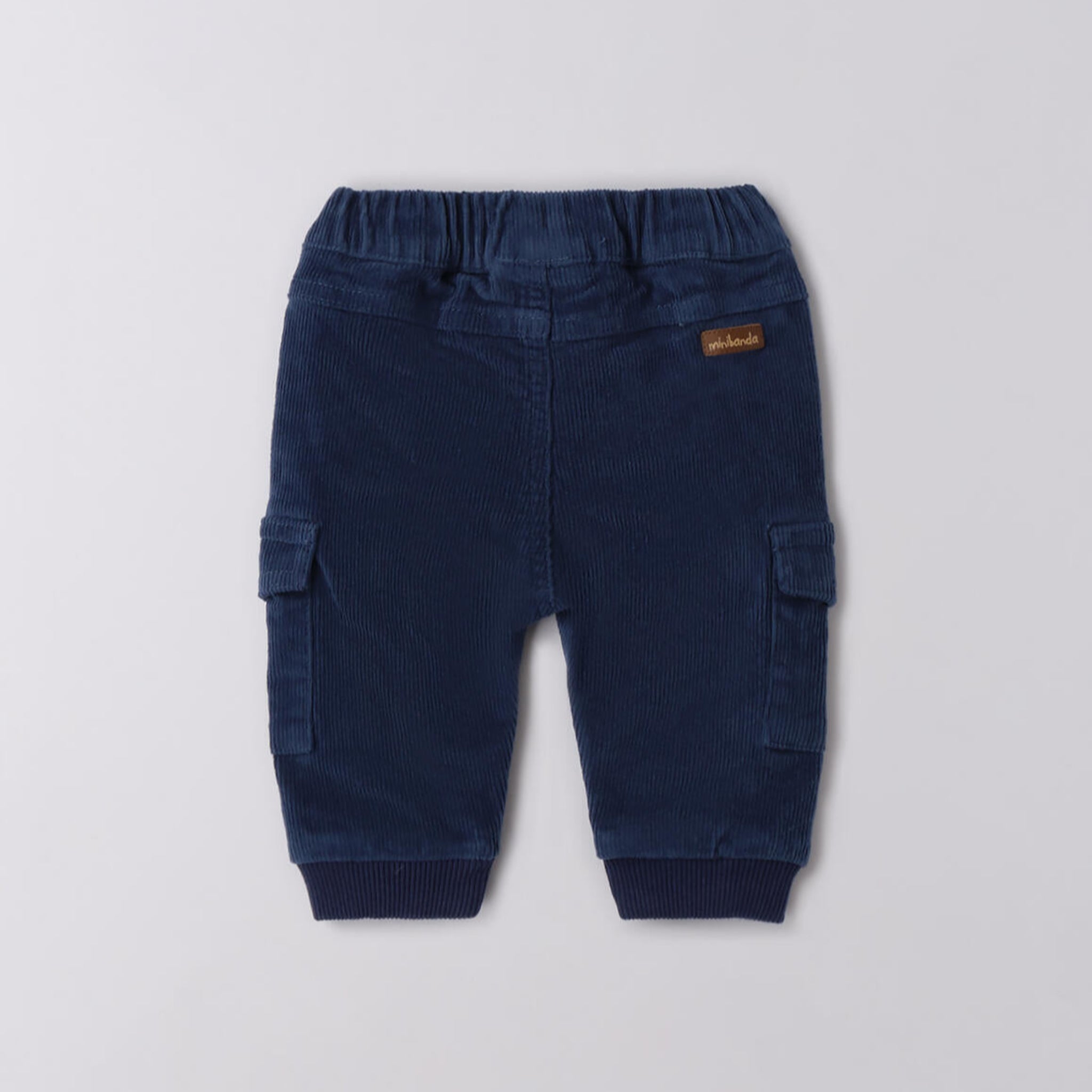 Pantalone Cargo Velluto Cotone Stretch Bimbo Blu 3F629/3656 corredino e abbigliamento neonato | NANU' BABY