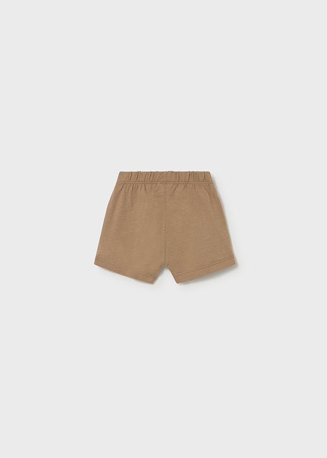 Pantalone Cotone Corto Marrone 1273/27 corredino e abbigliamento neonato | NANU' BABY