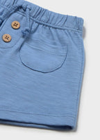Pantalone Cotone Corto Turchese 1273/28 corredino e abbigliamento neonato | NANU' BABY