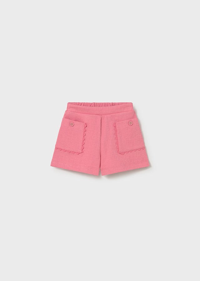 Pantalone Cotone Strutturato Rosa 1201/40 corredino e abbigliamento neonato | NANU' BABY