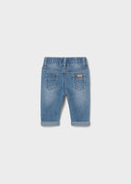 Pantalone Jeans Cotone Blu 596/16 corredino e abbigliamento neonato | NANU' BABY
