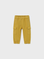 Pantalone jogger cargo Bimbo Giallo 2506/85 corredino e abbigliamento neonato | NANU' BABY