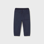 Pantalone jogger twill soft Bimbo Blu 2503/74 corredino e abbigliamento neonato | NANU' BABY