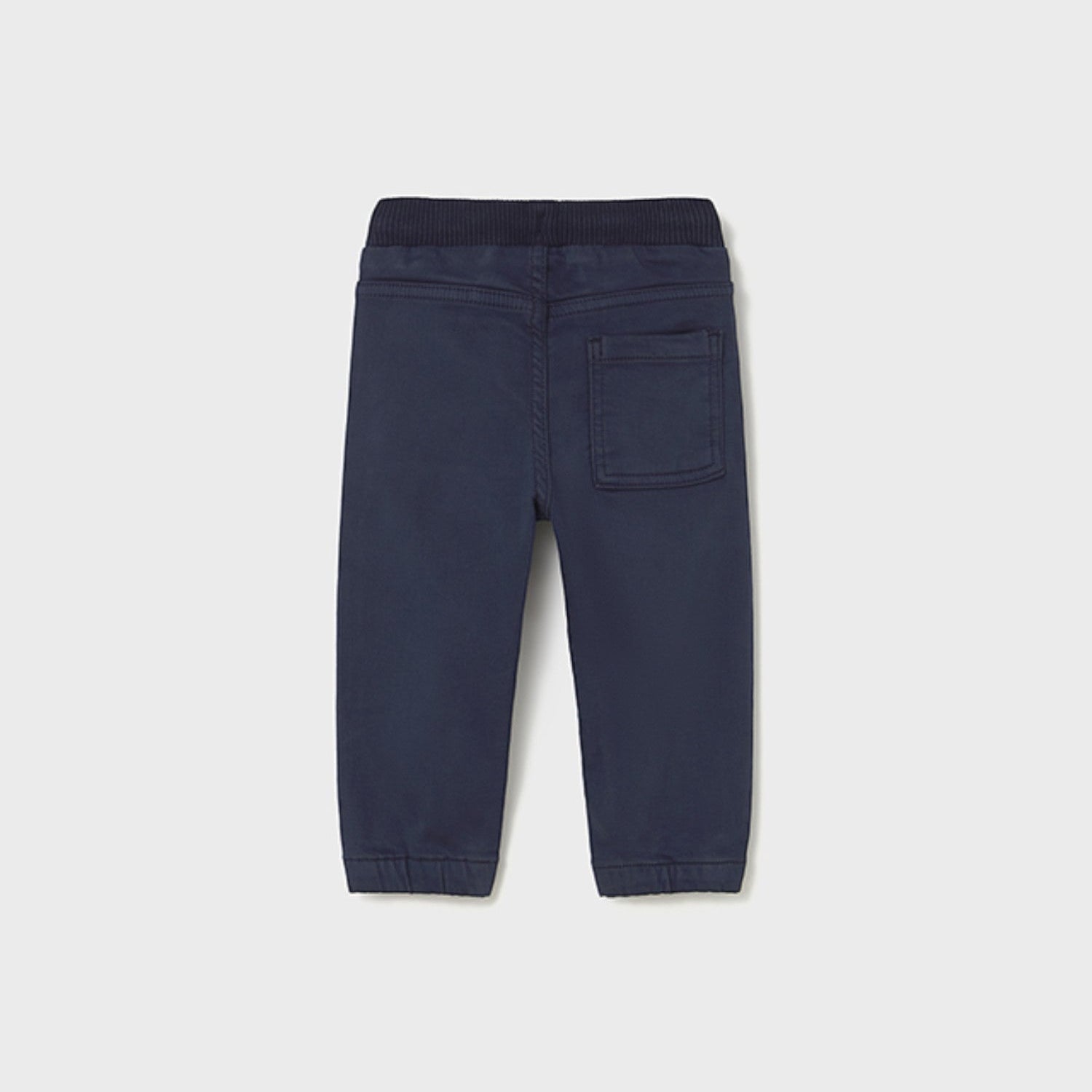 Pantalone jogger twill soft Bimbo Blu 2503/74 corredino e abbigliamento neonato | NANU' BABY