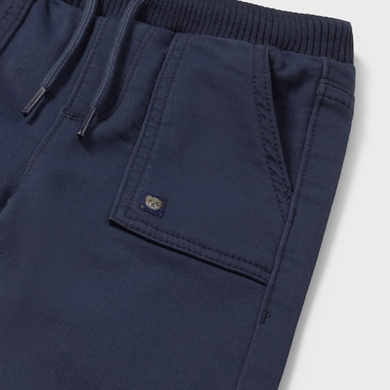 Pantalone jogger twill soft Bimbo Blu 2503/74 corredino e abbigliamento neonato | NANU' BABY