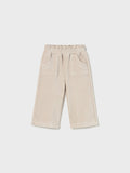 Pantalone lungo punto panno Bimba Avorio 2590/96 corredino e abbigliamento neonato | NANU' BABY