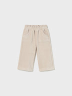 Pantalone lungo punto panno Bimba Avorio 2590/96 corredino e abbigliamento neonato | NANU' BABY