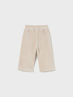 Pantalone lungo punto panno Bimba Avorio 2590/96 corredino e abbigliamento neonato | NANU' BABY