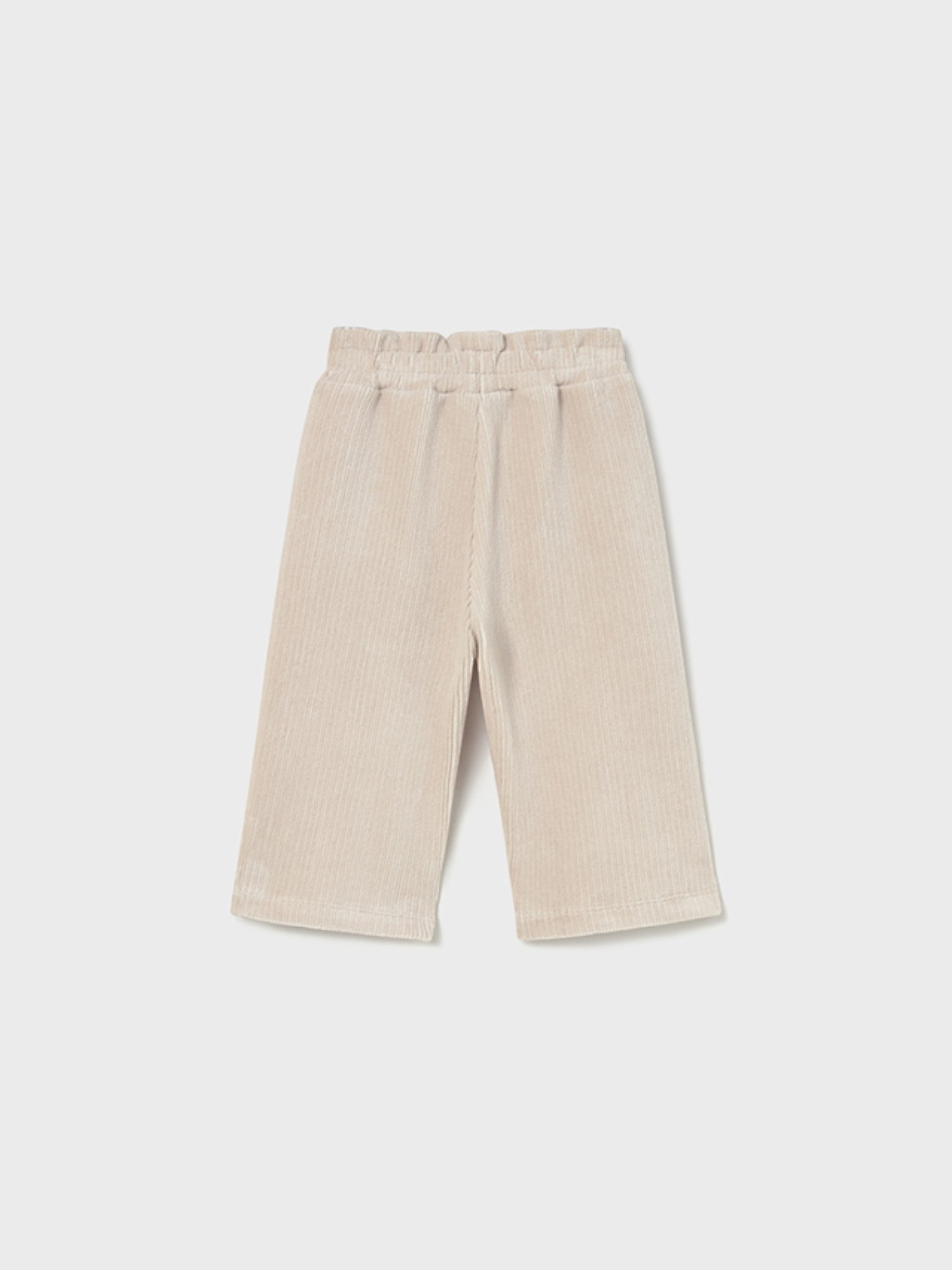 Pantalone lungo punto panno Bimba Avorio 2590/96 corredino e abbigliamento neonato | NANU' BABY