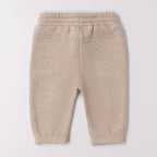 Pantalone Melange Tessuto Tricot Bimbo Beige 3F626/8965 corredino e abbigliamento neonato | NANU' BABY
