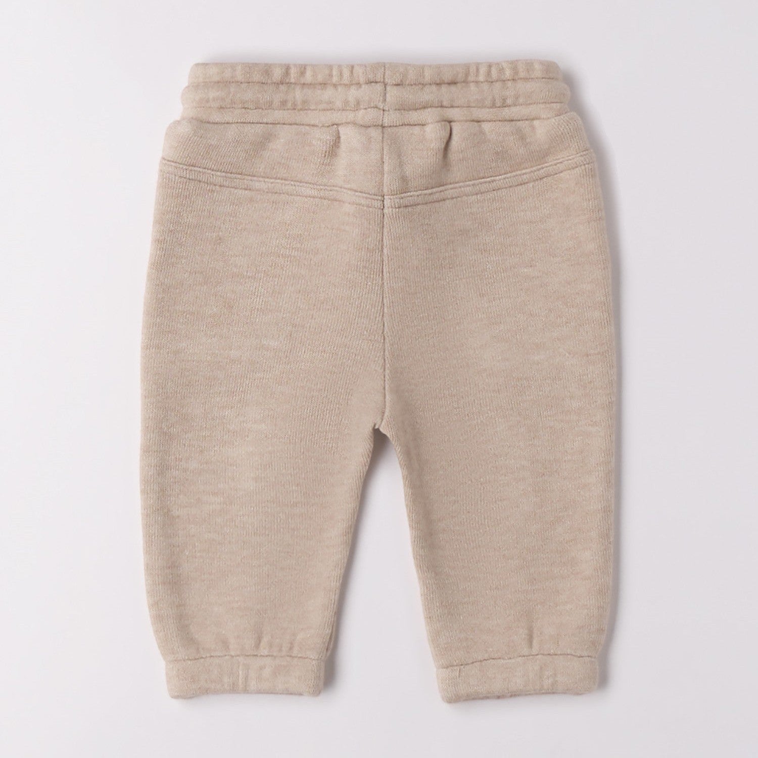 Pantalone Melange Tessuto Tricot Bimbo Beige 3F626/8965 corredino e abbigliamento neonato | NANU' BABY