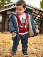 Pantalone punto panno Bimbo Blu 2510/10 corredino e abbigliamento neonato | NANU' BABY