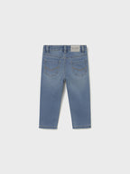 Pantalone soft denim Bimbo Blu 2502/69 corredino e abbigliamento neonato | NANU' BABY