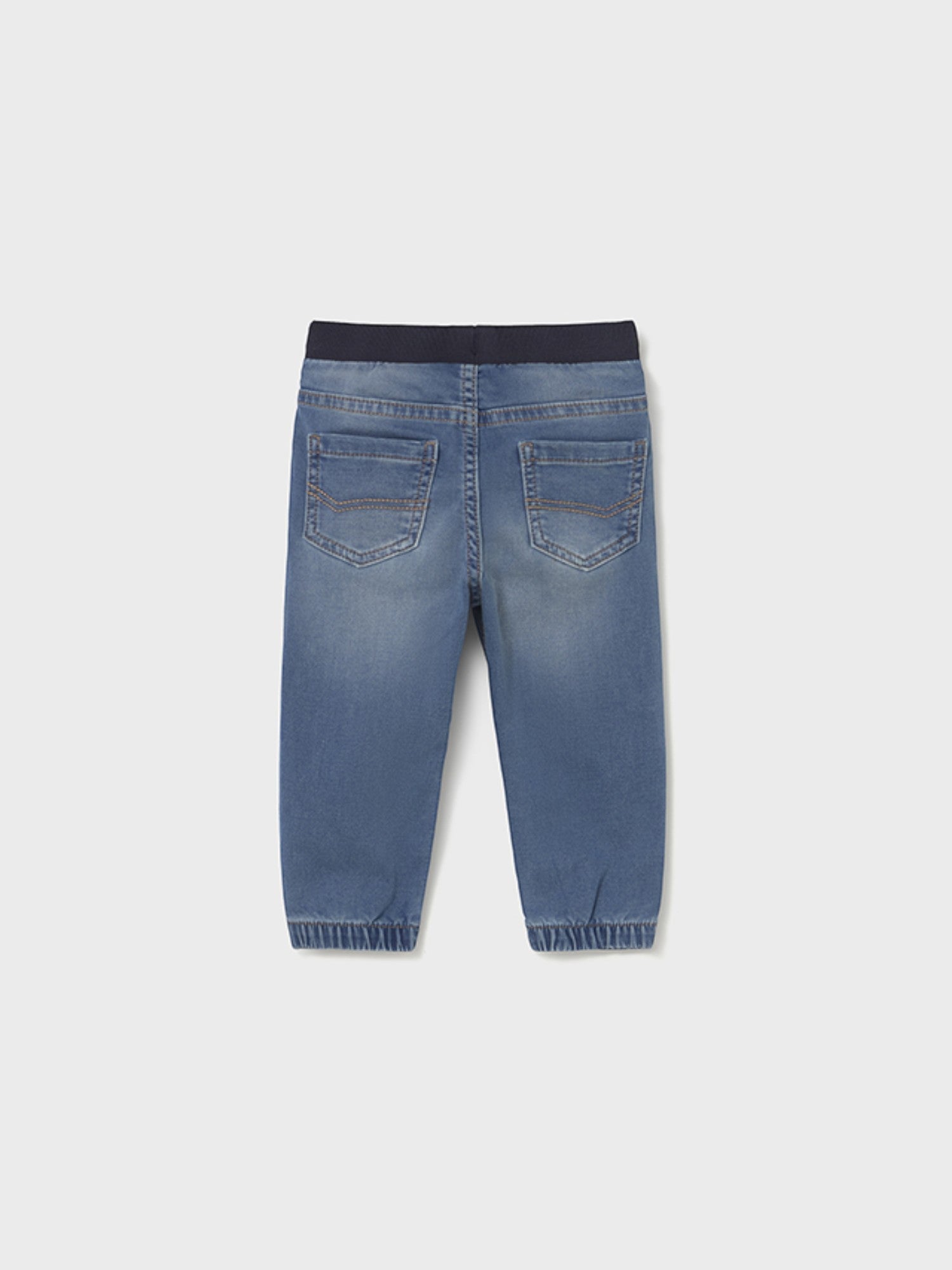 Pantalone soft denim jogger Bimbo Blu 2508/95 corredino e abbigliamento neonato | NANU' BABY