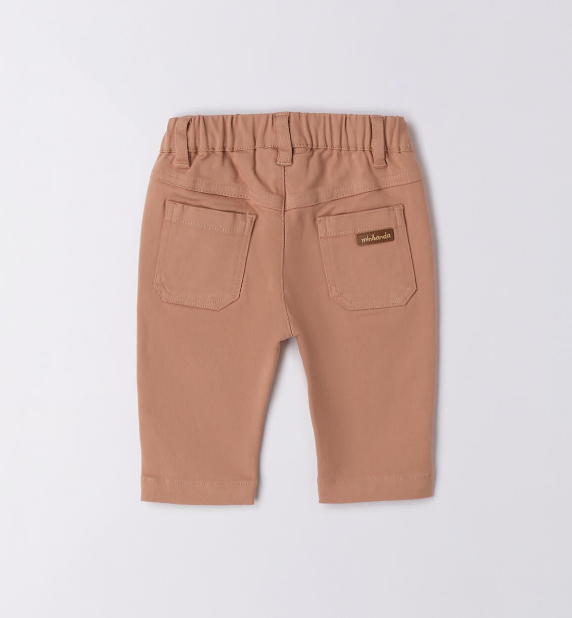 Pantalone Twill Cotone Stretch Bimbo Beige 3F623/945 corredino e abbigliamento neonato | NANU' BABY