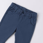 Pantalone Twill Cotone Stretch Bimbo Blu 3F623/3656 corredino e abbigliamento neonato | NANU' BABY