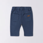 Pantalone Twill Cotone Stretch Bimbo Blu 3F623/3656 corredino e abbigliamento neonato | NANU' BABY