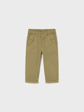 Pantalone twill tasche Bimbo Marrone 2501/25 corredino e abbigliamento neonato | NANU' BABY