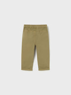 Pantalone twill tasche Bimbo Marrone 2501/25 corredino e abbigliamento neonato | NANU' BABY
