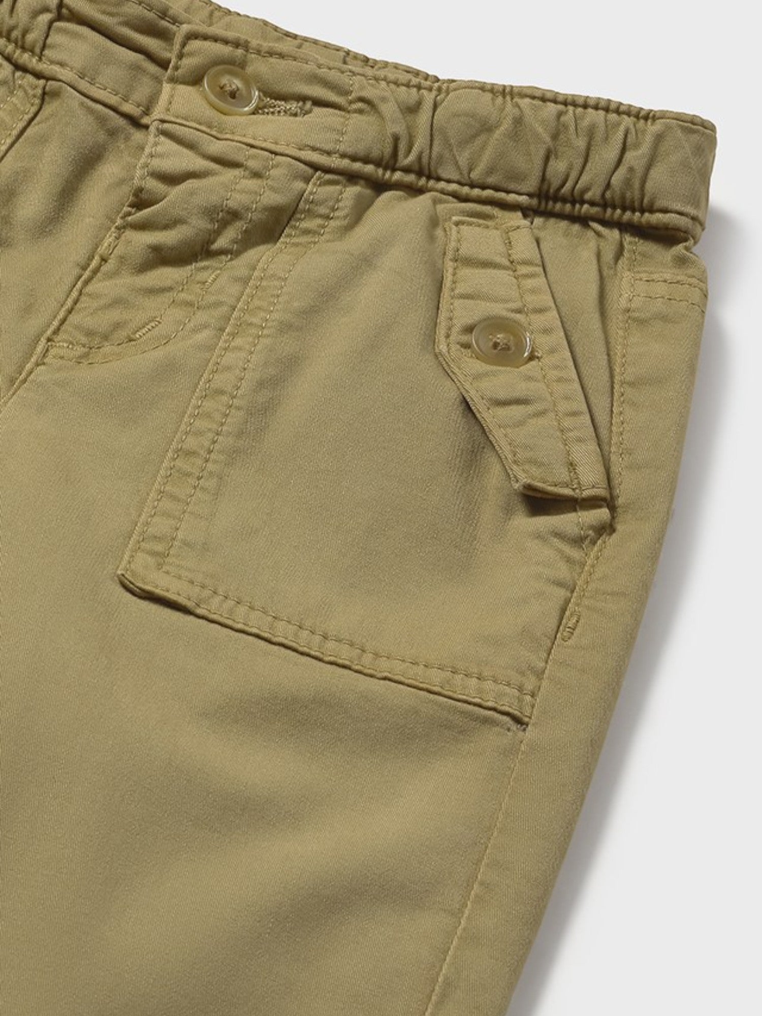Pantalone twill tasche Bimbo Marrone 2501/25 corredino e abbigliamento neonato | NANU' BABY