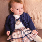 Pantaloni Corti Check Effetto Gonna Neonata 3F744/2911 corredino e abbigliamento neonato | NANU' BABY