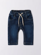 Pantaloni Cotone Denim Jeans 3B681/7450 corredino e abbigliamento neonato | NANU' BABY
