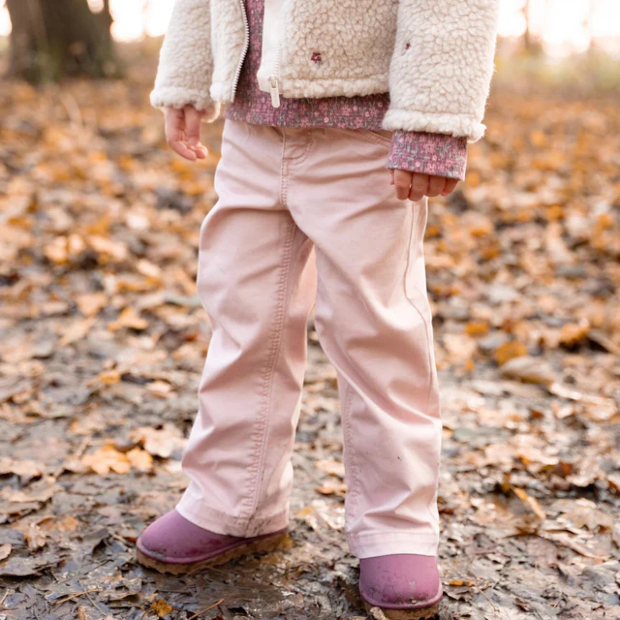 Pantaloni di cotone - Giardino delle fate Bimba Rosa CL25093019 corredino e abbigliamento neonato | NANU' BABY