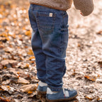 Pantaloni in denim - Amici della foresta Bimbo Blu CL25093061 corredino e abbigliamento neonato | NANU' BABY