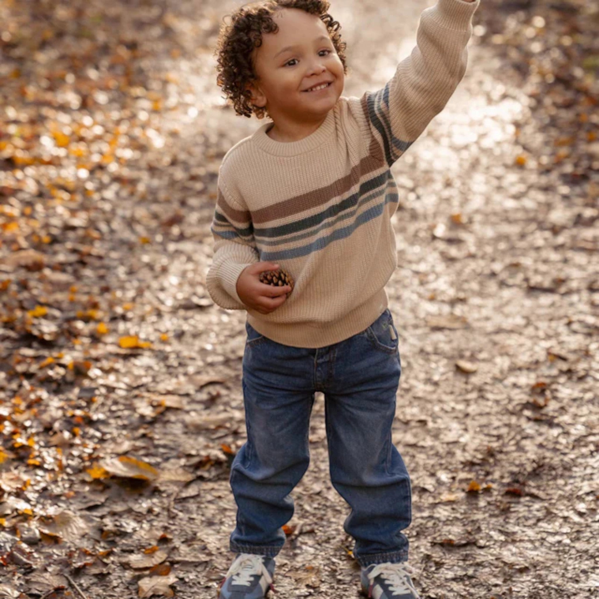 Pantaloni in denim - Amici della foresta Bimbo Blu CL25093061 corredino e abbigliamento neonato | NANU' BABY