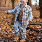 Pantaloni - Tessuto da jogging - Amici della foresta Bimbo Blu CL25093037 corredino e abbigliamento neonato | NANU' BABY