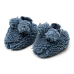 Pantofole Neonato Blu CL25099098 corredino e abbigliamento neonato | NANU' BABY