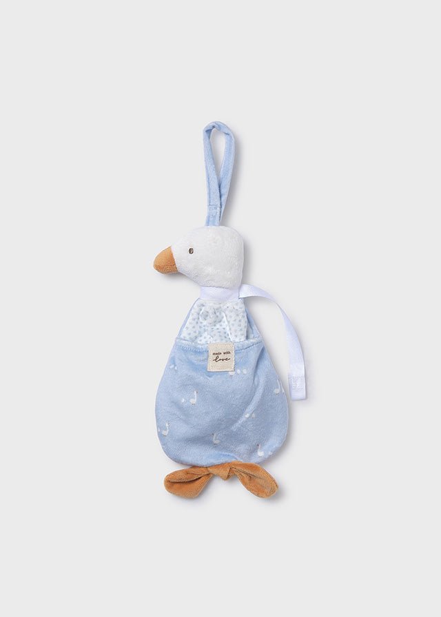 Peluche Portaciuccio Poliestere Turchese 9080/31 corredino e abbigliamento neonato | NANU' BABY