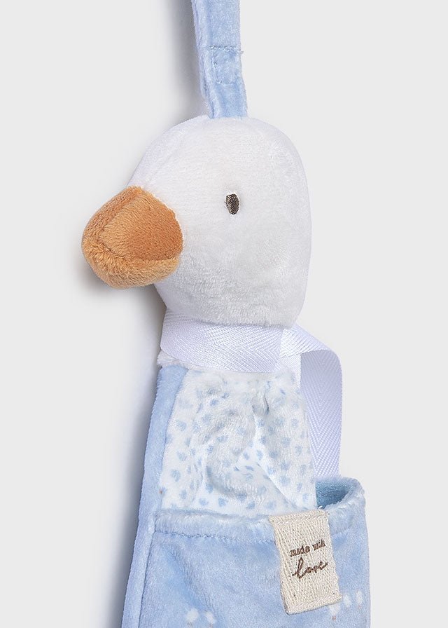 Peluche Portaciuccio Poliestere Turchese 9080/31 corredino e abbigliamento neonato | NANU' BABY