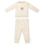 Pigiama natalizio a due pezzi Bimbo Beige CL25106003 corredino e abbigliamento neonato | NANU' BABY