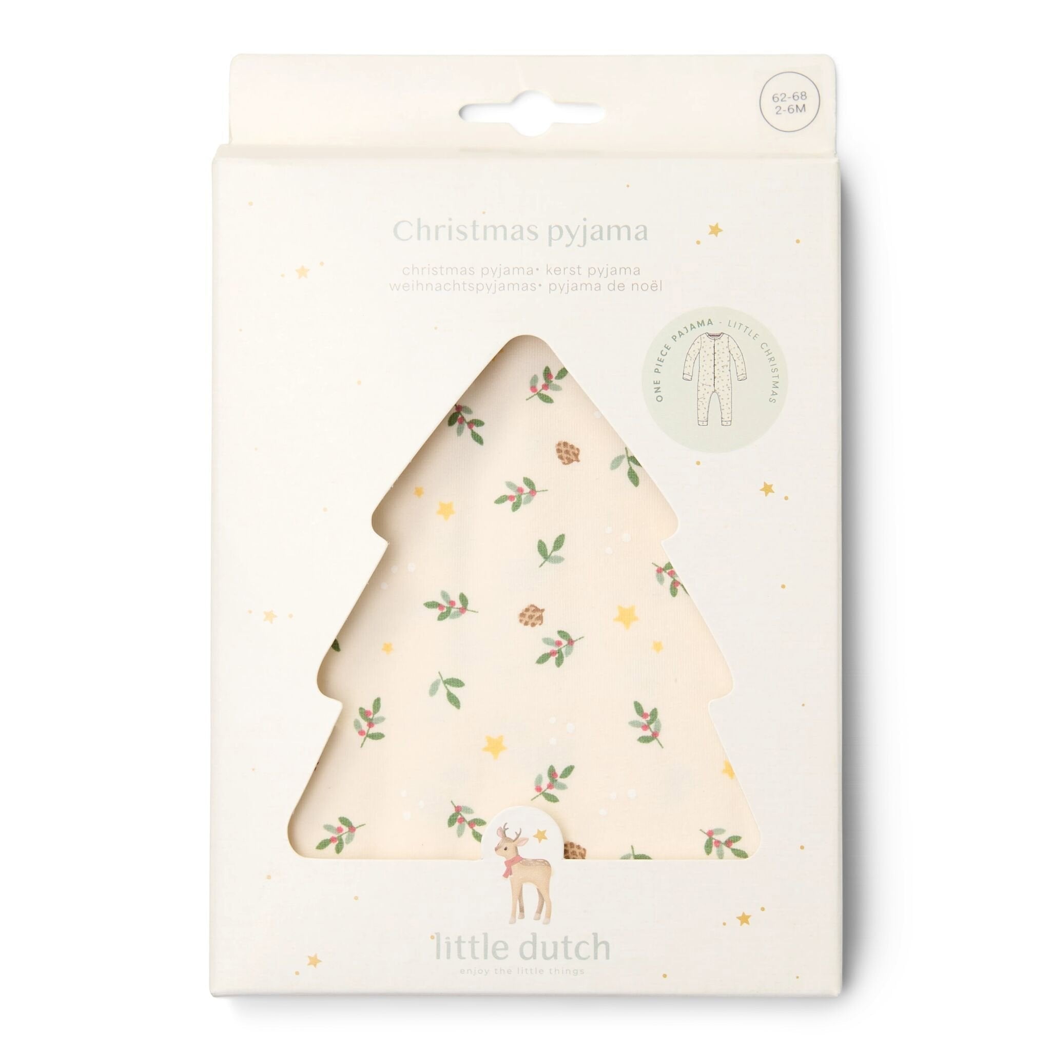 Pigiama natalizio intero Beige CL25106000 corredino e abbigliamento neonato | NANU' BABY