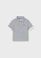 Polo Cotone Ricamo Blu 1110/45 corredino e abbigliamento neonato | NANU' BABY