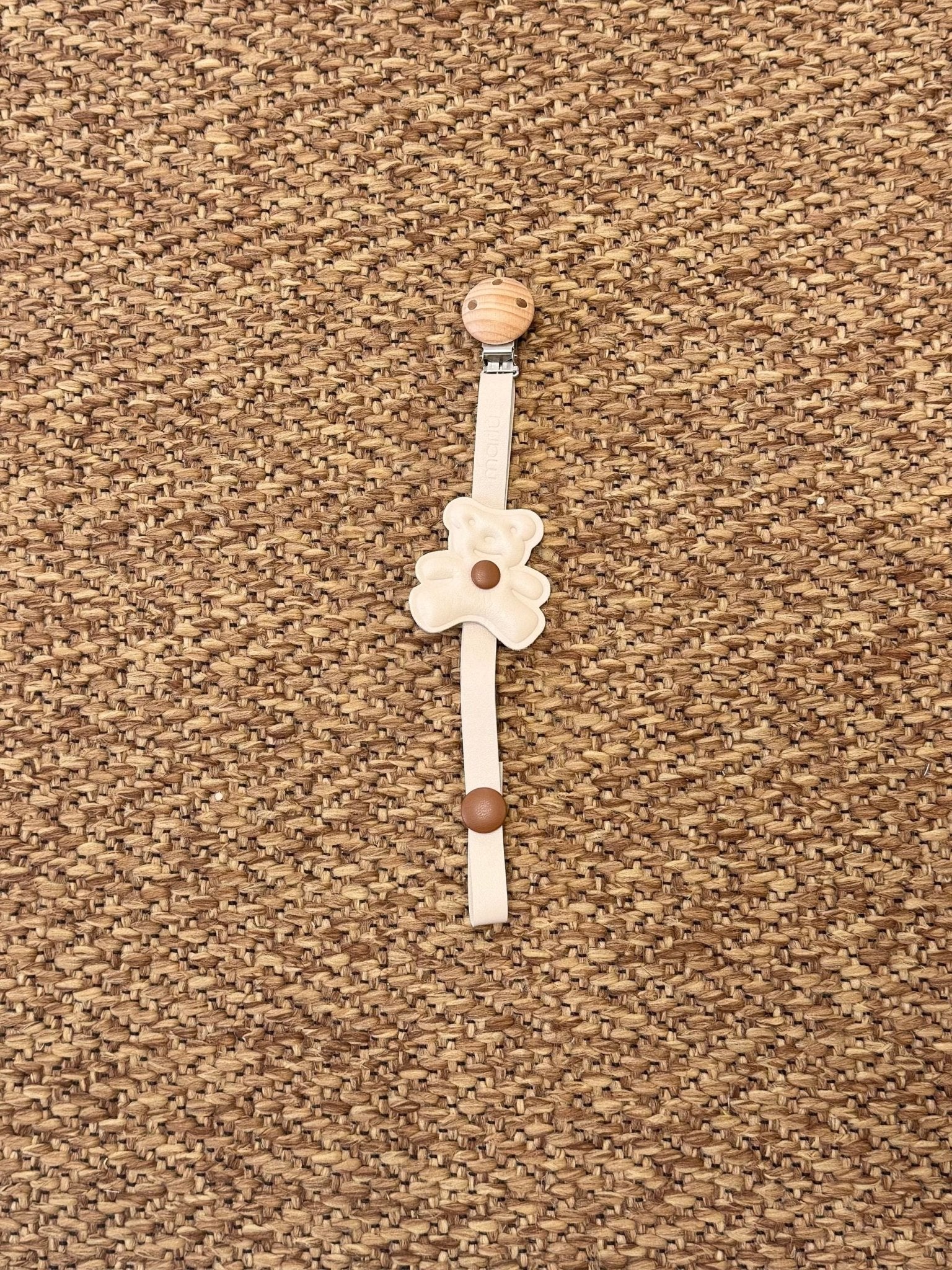 Porta ciuccio Beige IN910PC/BR corredino e abbigliamento neonato | NANU' BABY