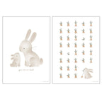Poster A3 MULTICOLORE PW10203023 corredino e abbigliamento neonato | NANU' BABY