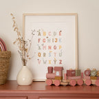 Poster Little Goose ABC Rosa - A3 Rosa PW10710750 corredino e abbigliamento neonato | NANU' BABY
