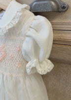 EULALIA/AC Pink Roses Smock Dress