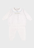 White Embroidered Flower Set SAIT/CN-C