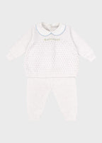 White Embroidered Flower Set SAIT/CN-C