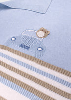 Decorated Cotton Blanket Sky 7602
