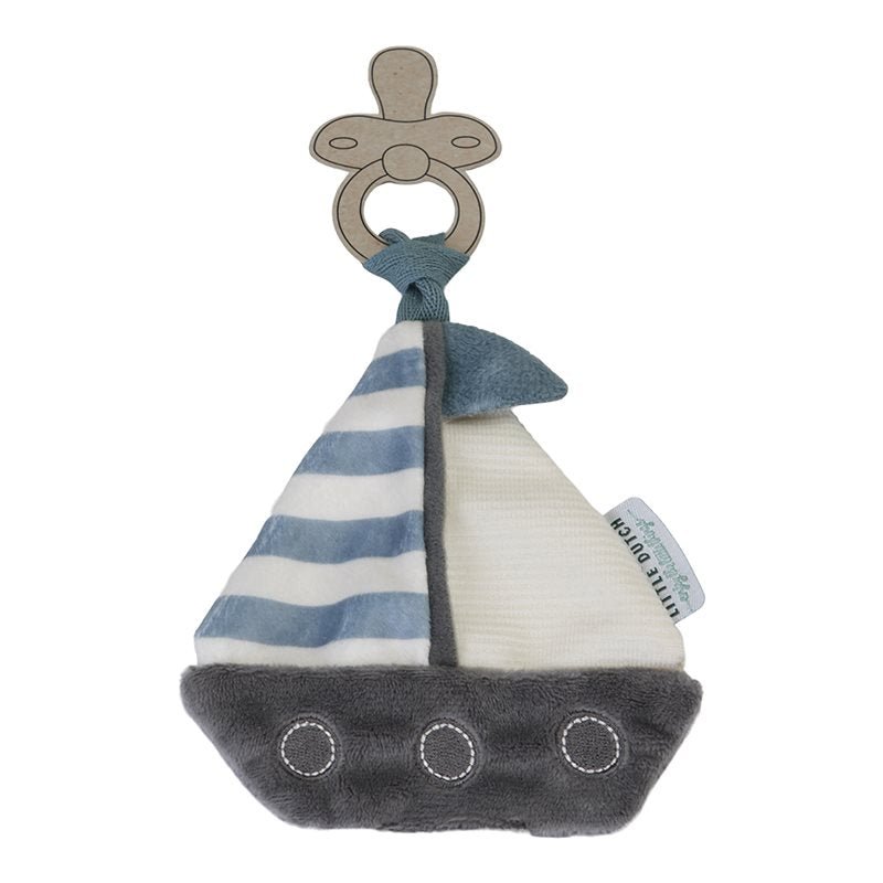 Reggiciuccio in stoffa BLU LD8618 corredino e abbigliamento neonato | NANU' BABY