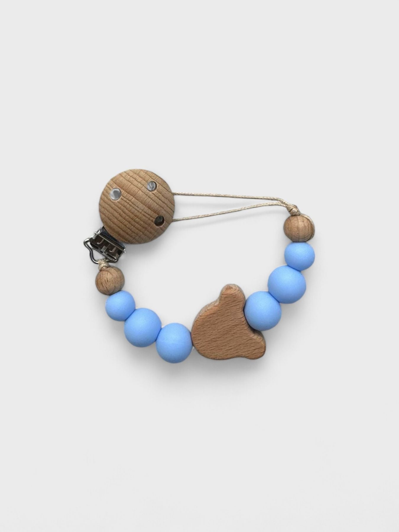 Reggiciuccio Teddy AZZURRO RC/TEDDY AZZURRO corredino e abbigliamento neonato | NANU' BABY