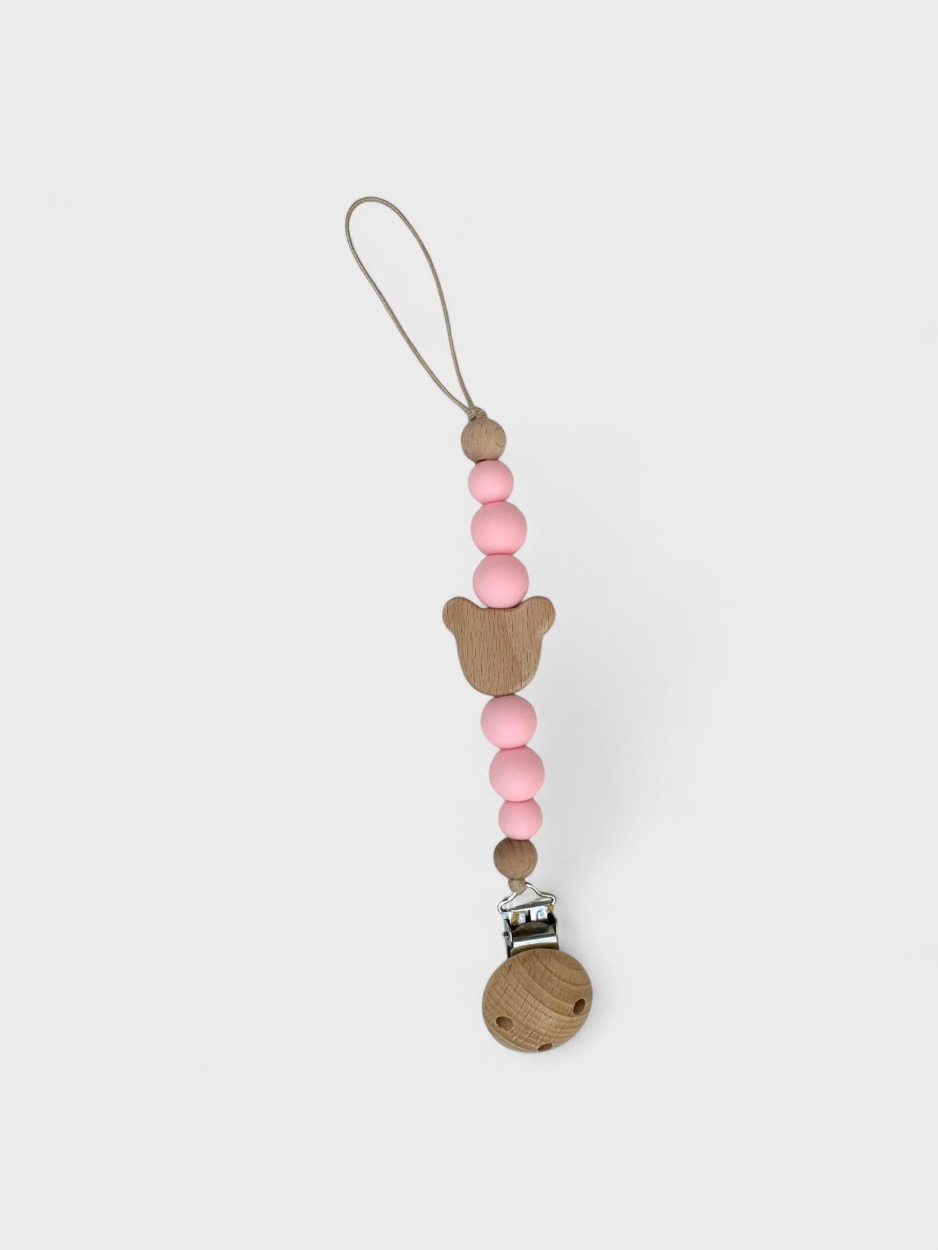 Reggiciuccio Teddy ROSA RC/TEDDY ROSA corredino e abbigliamento neonato | NANU' BABY