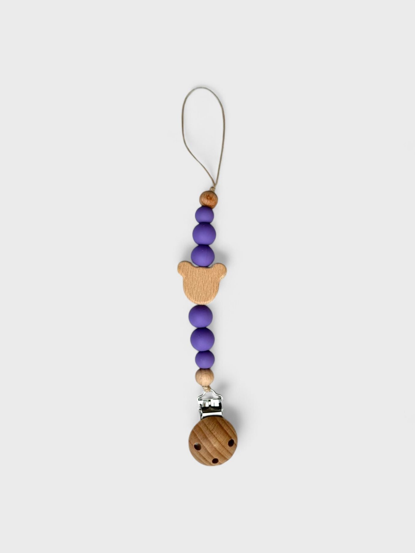 Reggiciuccio Teddy VIOLA RC/TEDDY VIOLA corredino e abbigliamento neonato | NANU' BABY