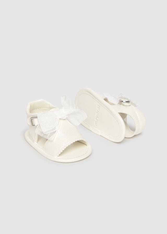 Sandali Culla Menorquinas Bianco 9084/47 corredino e abbigliamento neonato | NANU' BABY