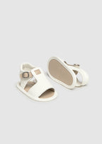 Sandali Menorquinas Cinturino Avorio 9084/43 corredino e abbigliamento neonato | NANU' BABY