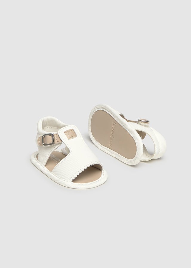 Sandali Menorquinas Cinturino Avorio 9084/43 corredino e abbigliamento neonato | NANU' BABY